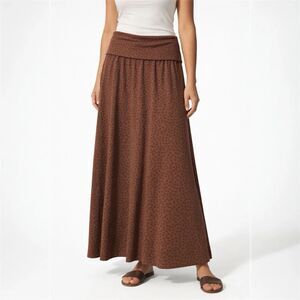Patagonia midi Skirt Womens XS Morning Glory Fold Over Waist lagenlook minimal